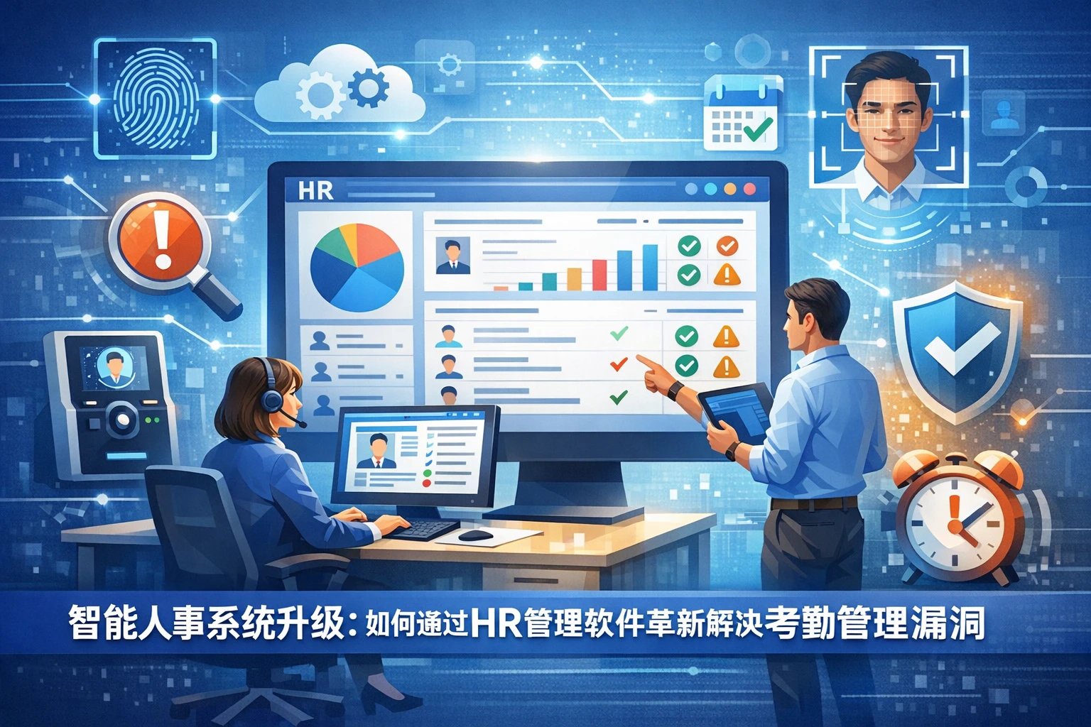 智能人事系统升级:如何通过HR管理软件革新解决考勤管理漏洞