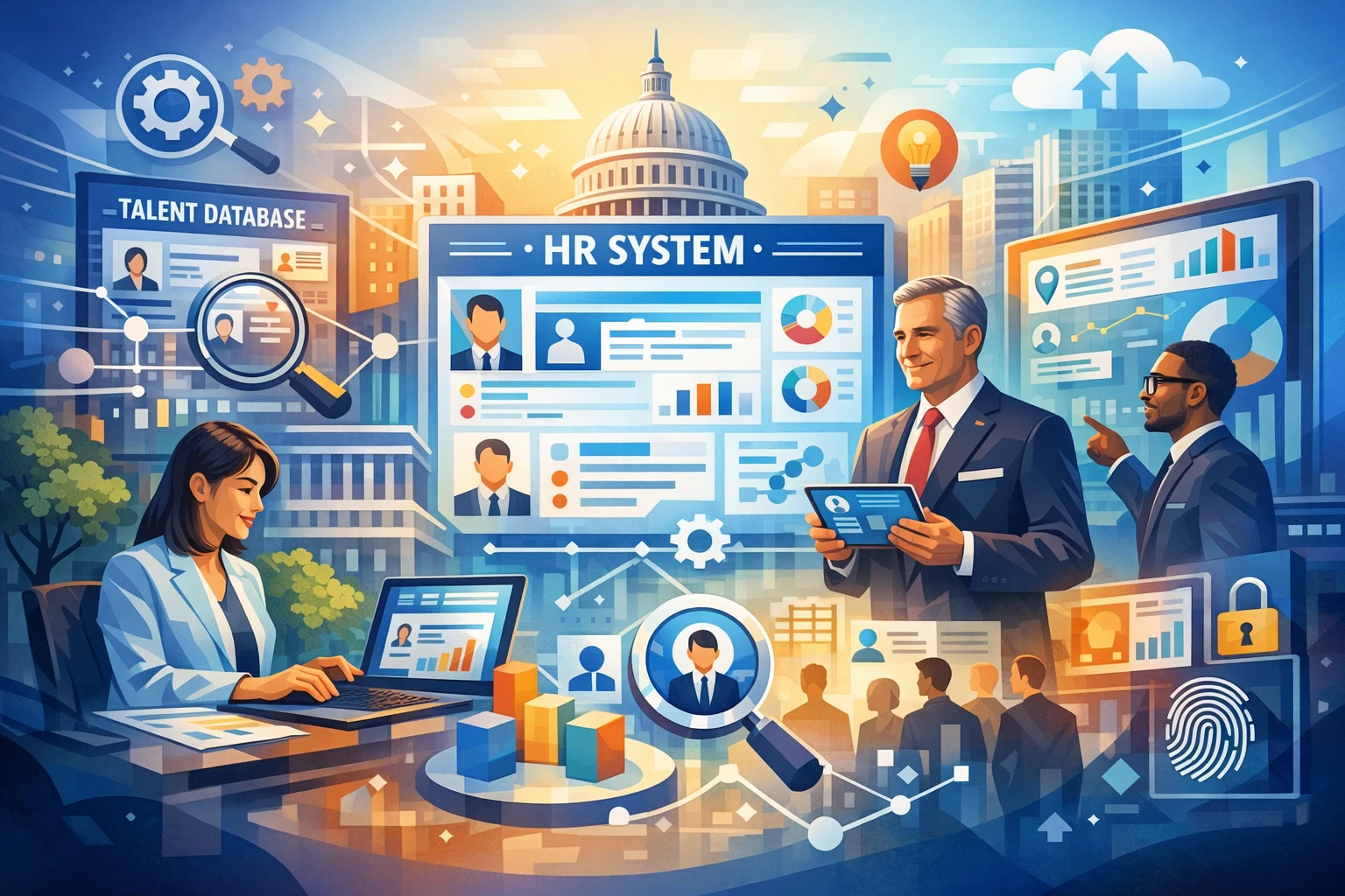 现代人事系统与人才库管理系统在政府人事管理中的创新应用