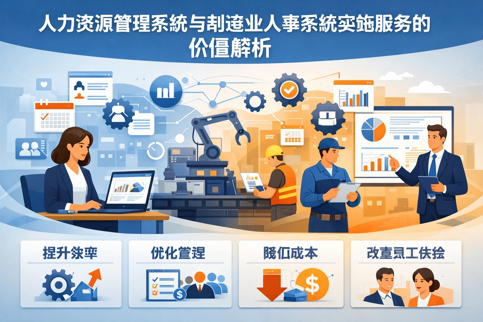 人力资源管理系统与制造业人事系统实施服务的价值解析