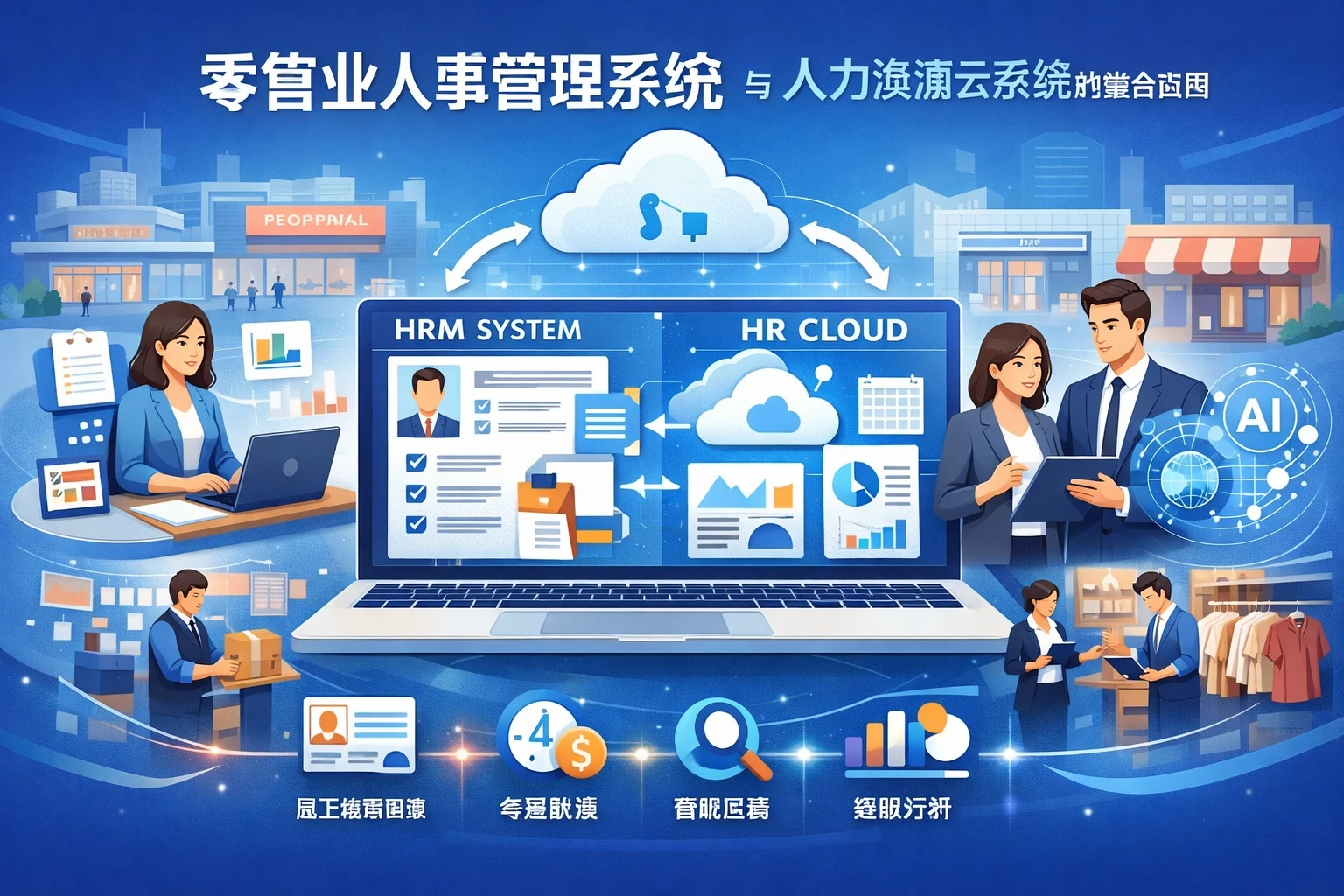 零售业人事管理系统与人力资源云系统的整合应用