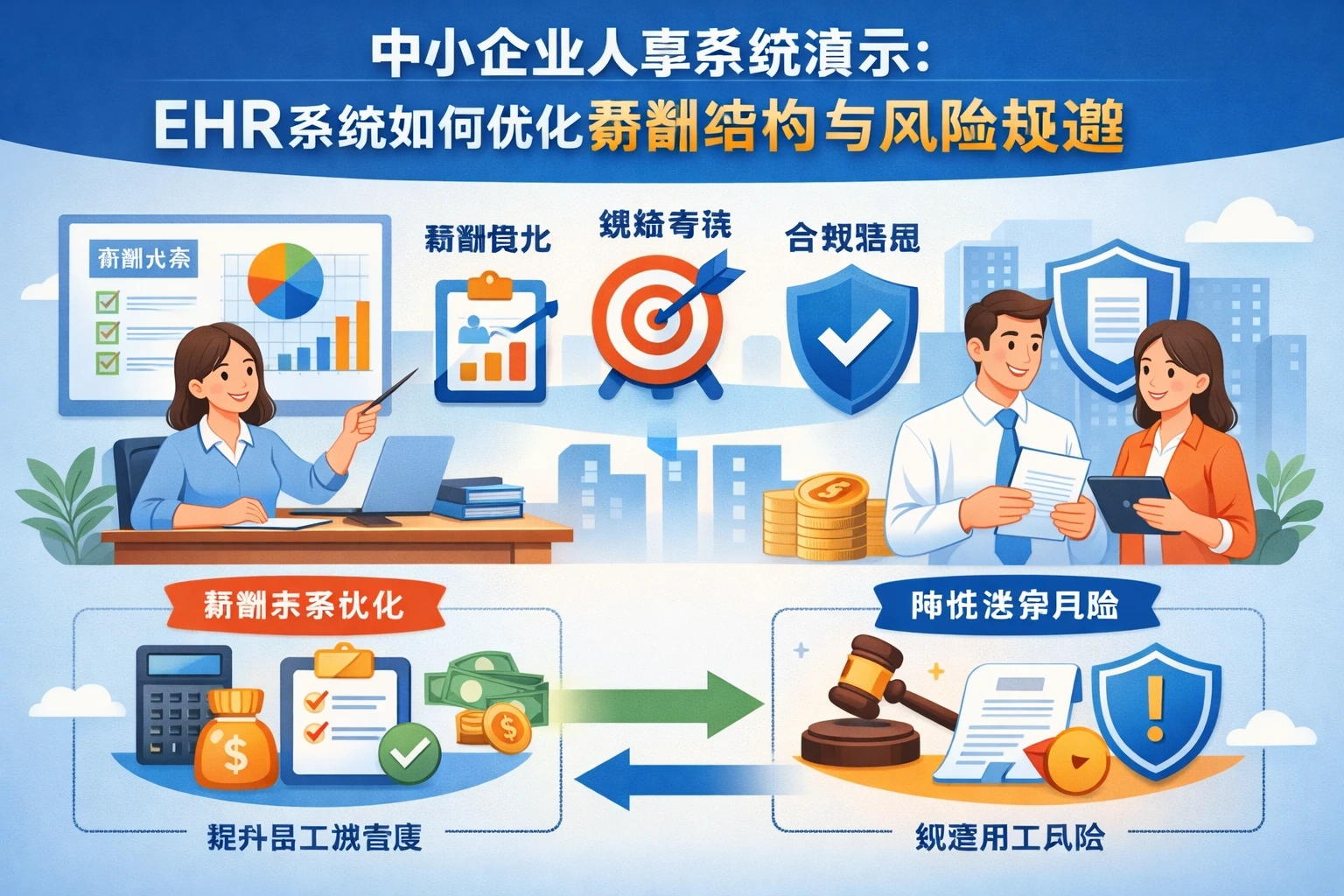 中小企业人事系统演示：EHR系统如何优化薪酬结构与风险规避