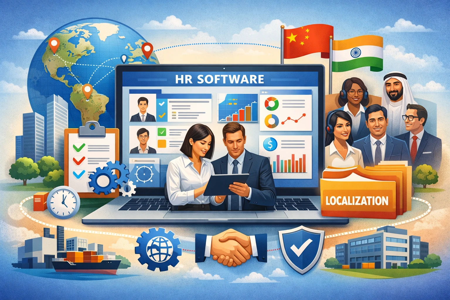 人力资源软件与员工管理系统在跨国公司本地化部署中的关键作用