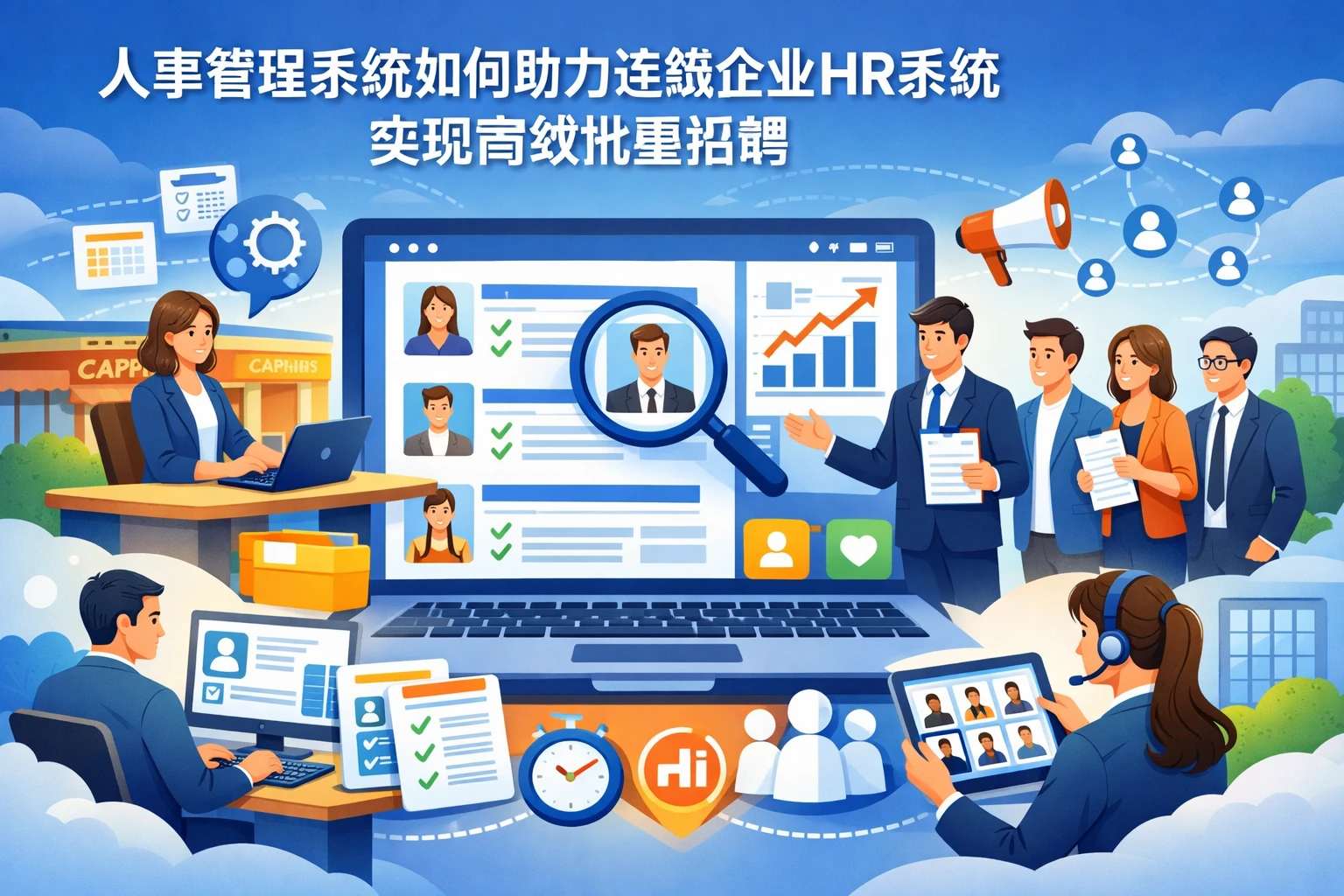 人事管理系统如何助力连锁企业HR系统实现高效批量招聘