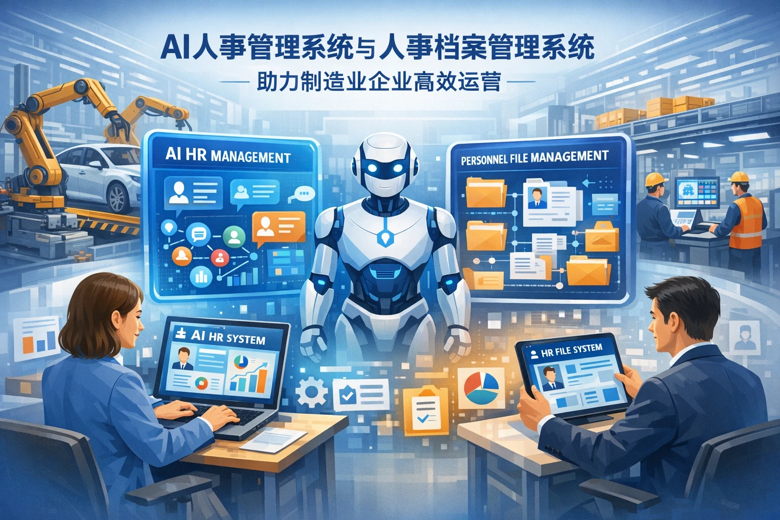 AI人事管理系统与人事档案管理系统如何助力制造业企业高效运营