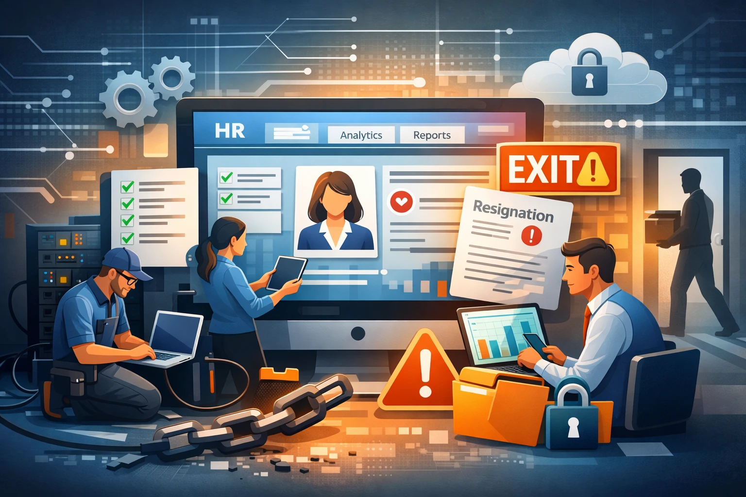 数字化人事系统维护：人力资源软件如何避免离职管理漏洞