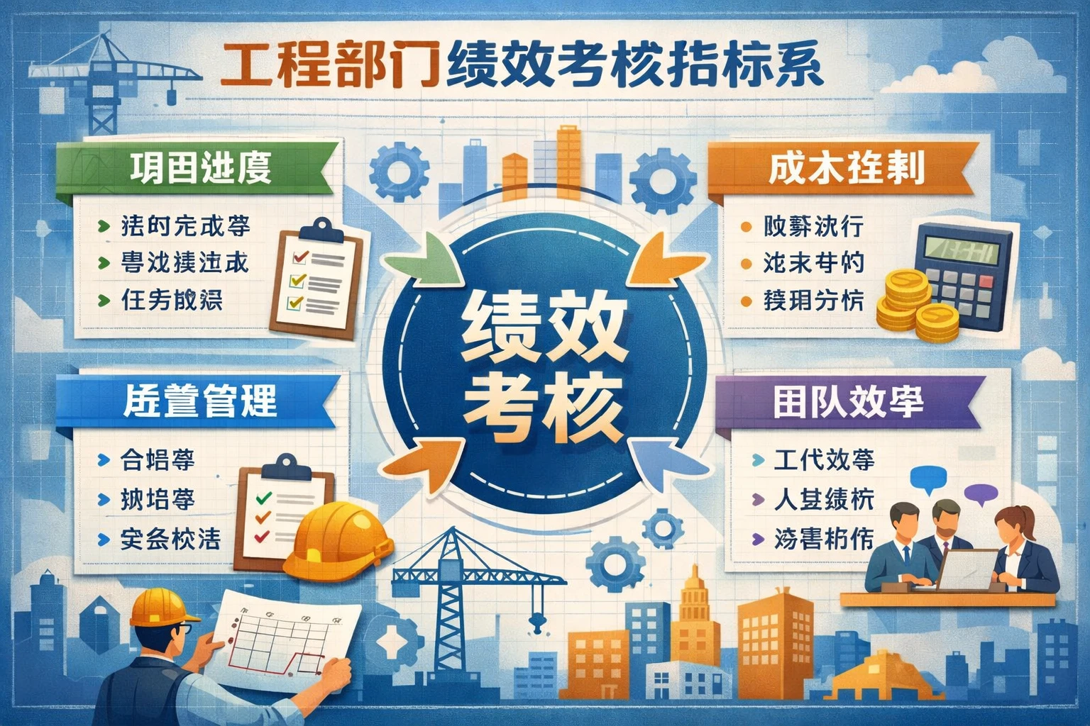 工程部门绩效考核指标体系