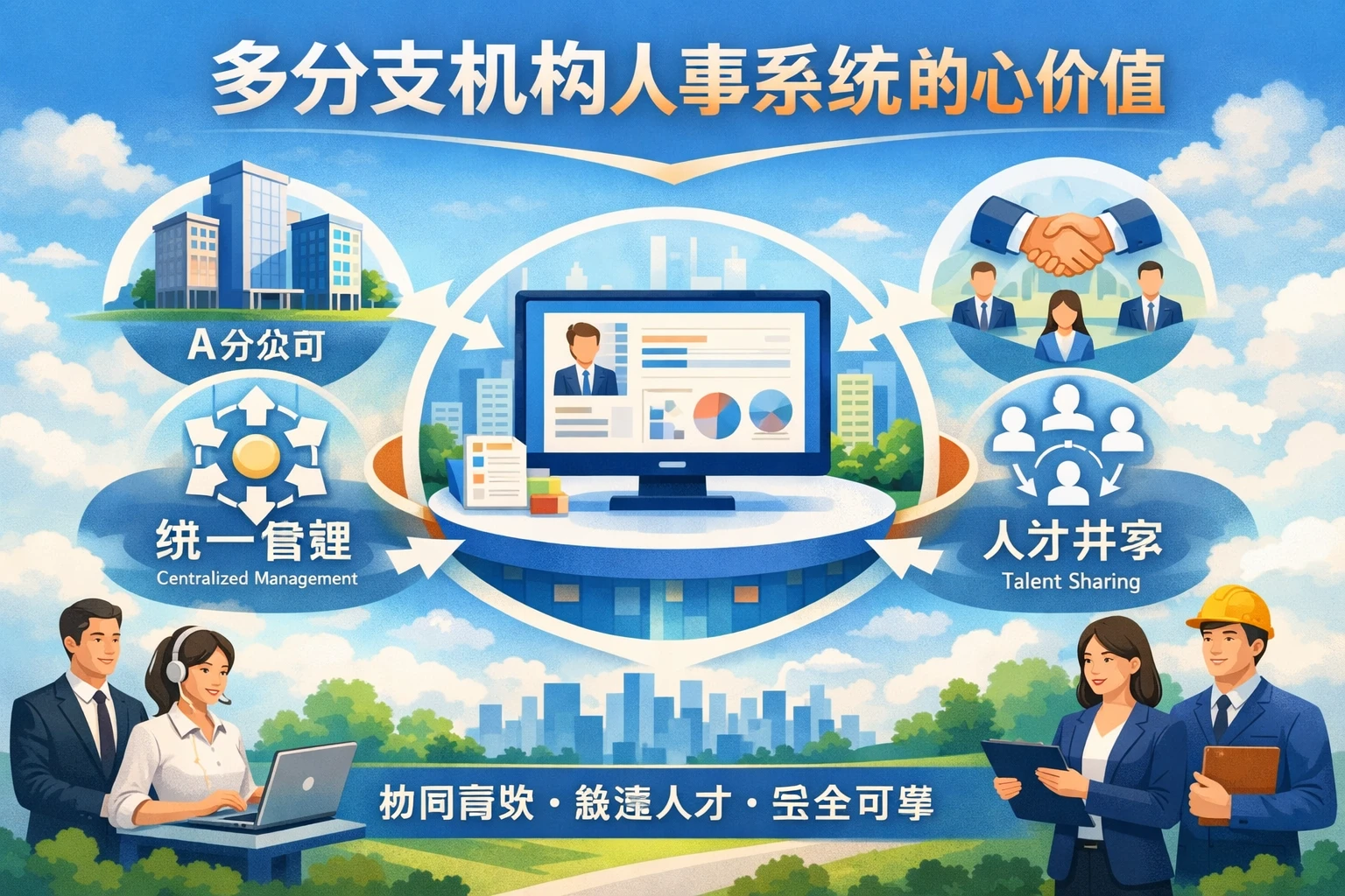 多分支机构人事系统的核心价值