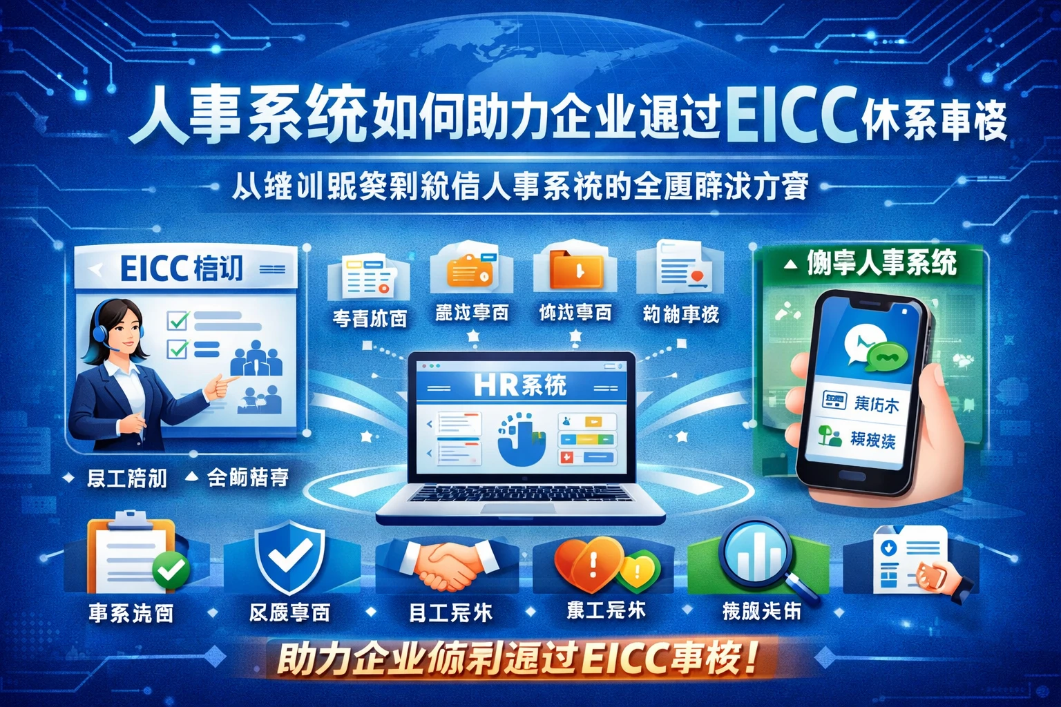 人事系统如何助力企业通过EICC体系审核——从培训服务到微信人事系统的全面解决方案