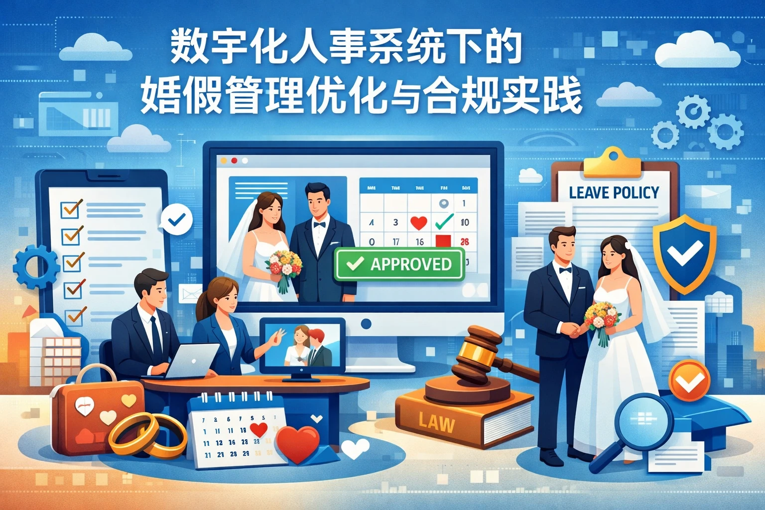 数字化人事系统下的婚假管理优化与合规实践