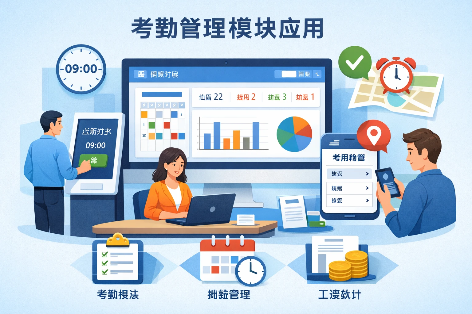 考勤管理模块应用