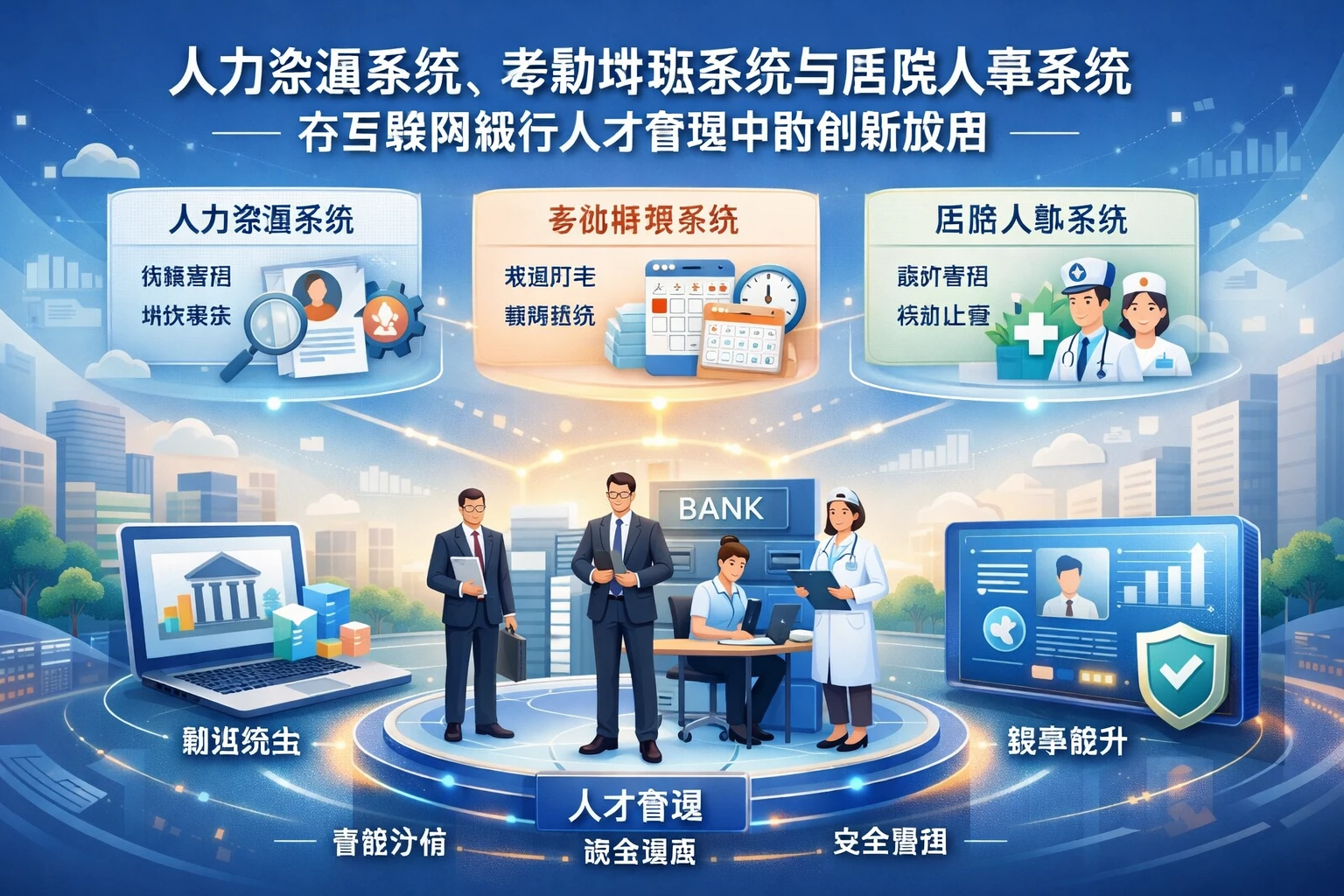 人力资源系统、考勤排班系统与医院人事系统在互联网银行人才管理中的创新应用