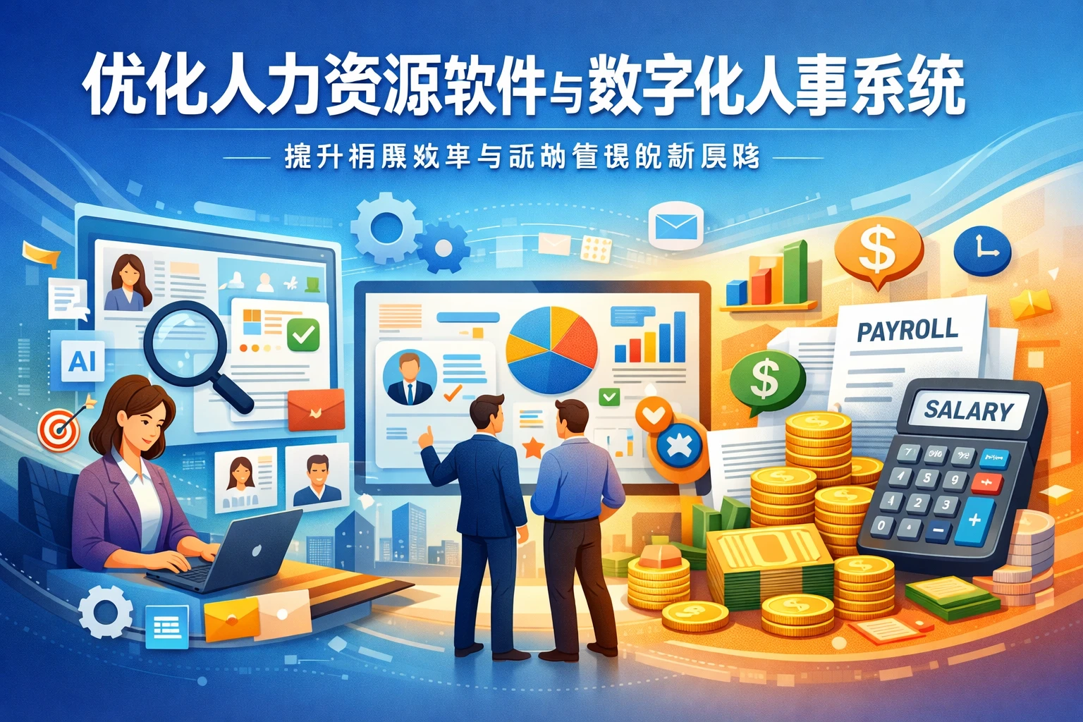 优化人力资源软件与数字化人事系统：提升招聘效率与薪酬管理的新思路