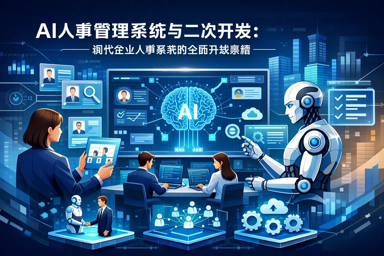 AI人事管理系统与二次开发：现代企业人事系统的全面升级策略