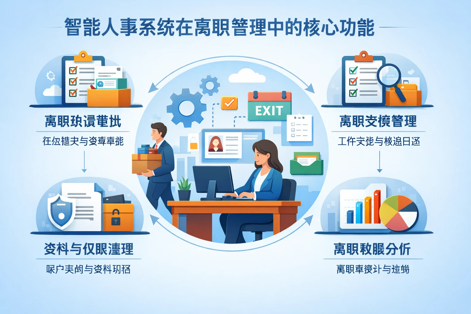智能人事系统在离职管理中的核心功能