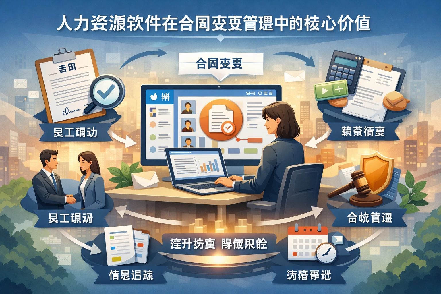 人力资源软件在合同变更管理中的核心价值