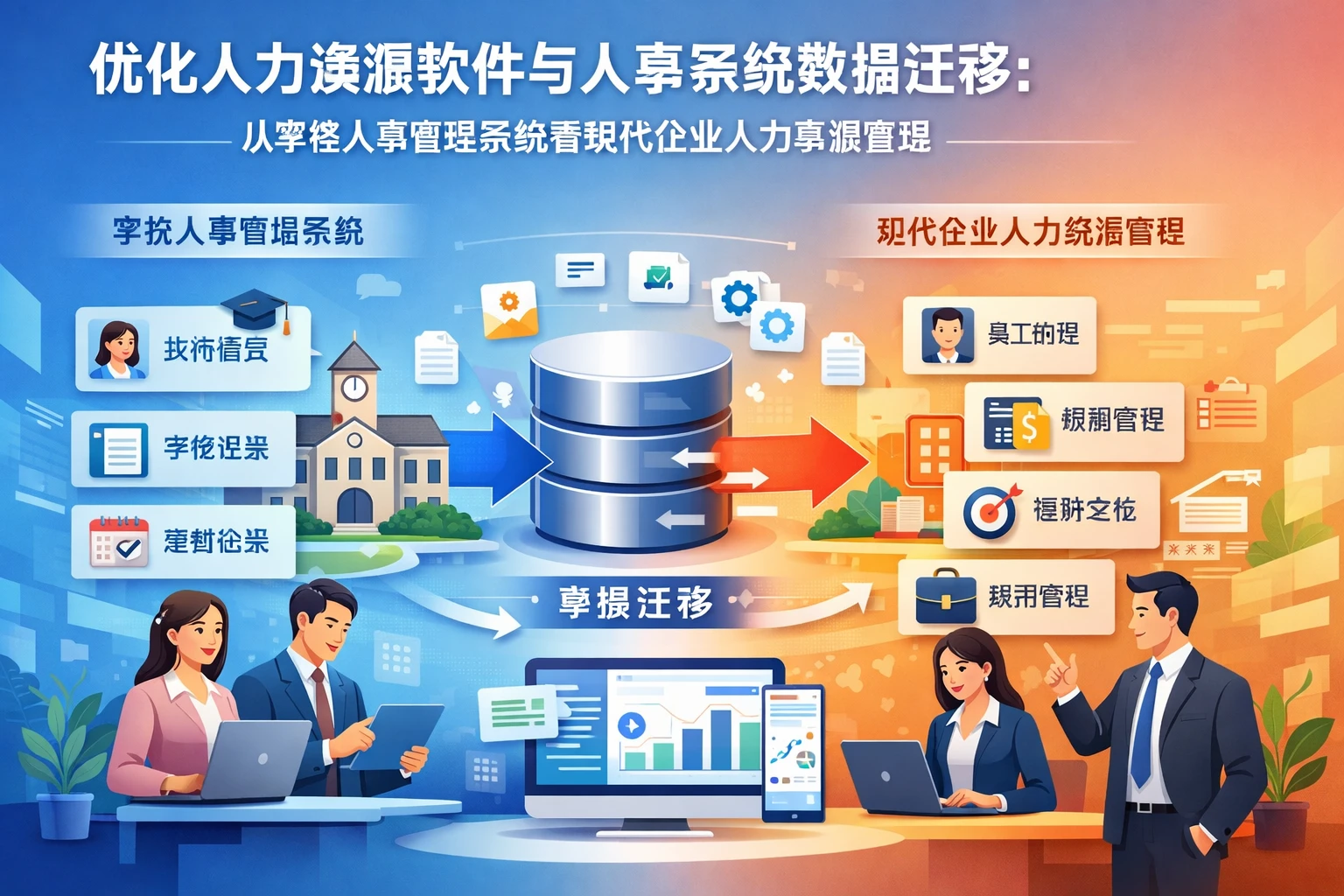 优化人力资源软件与人事系统数据迁移：从学校人事管理系统看现代企业人力资源管理