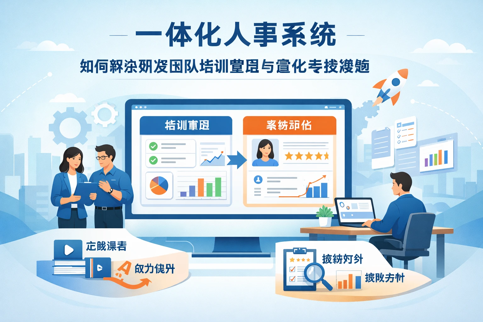 一体化人事系统如何解决研发团队培训管理与量化考核难题