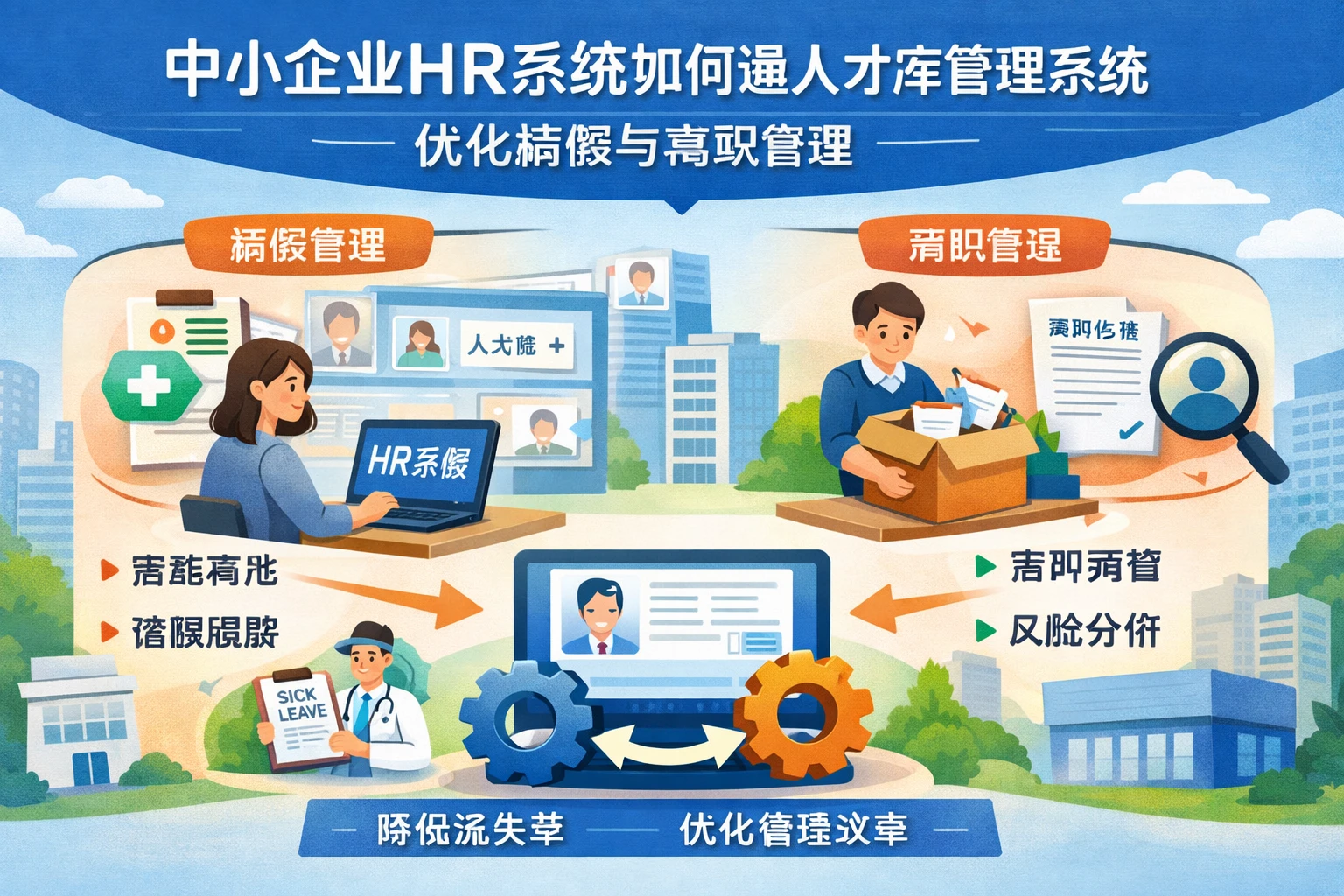 中小企业HR系统如何通过人才库管理系统优化病假与离职管理