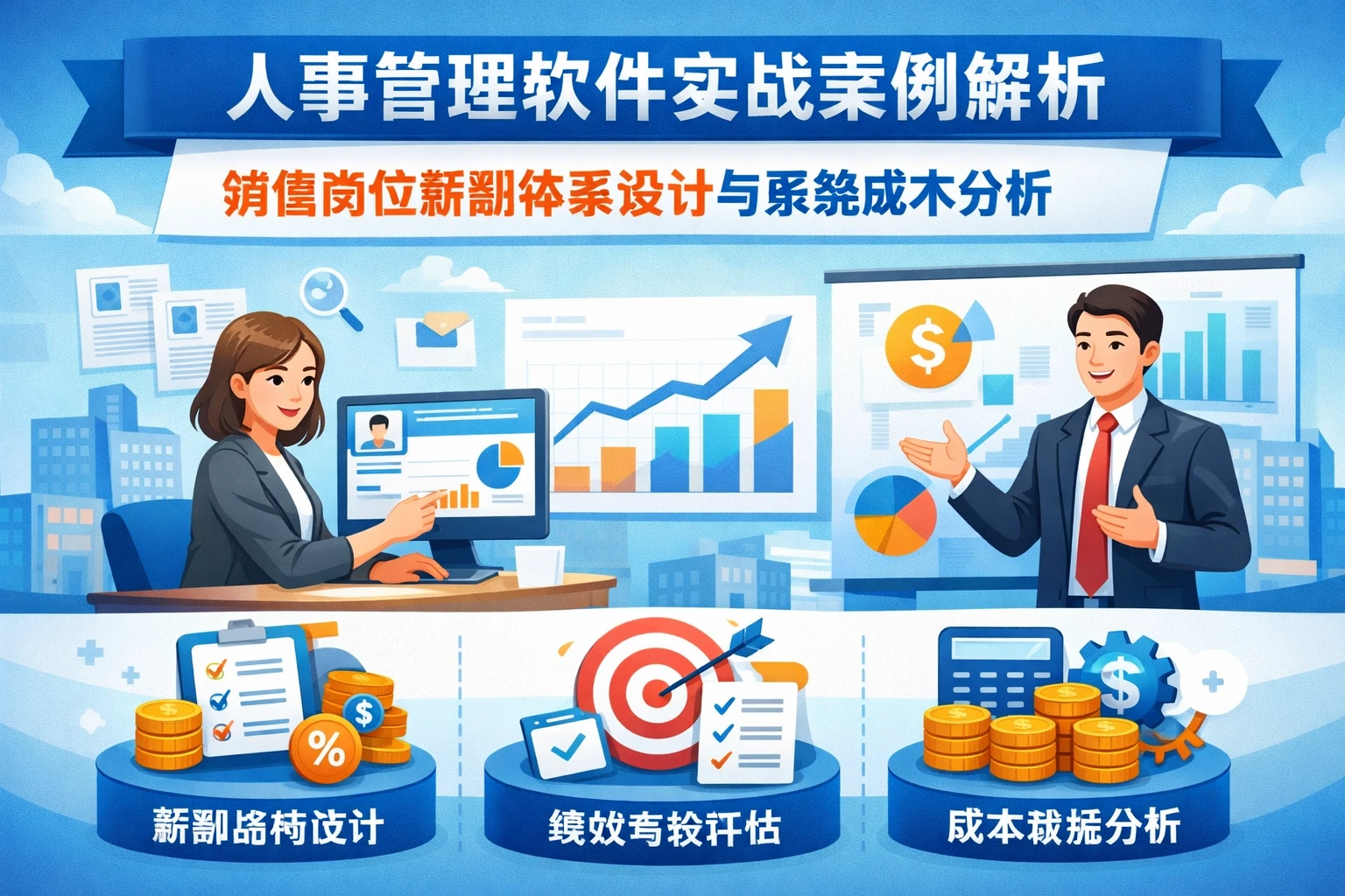 人事管理软件实战案例解析：销售岗位薪酬体系设计与系统成本分析