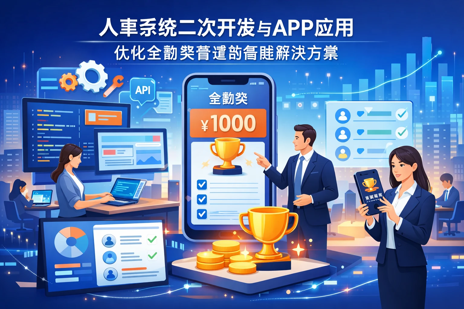 人事系统二次开发与APP应用：优化全勤奖管理的智能解决方案