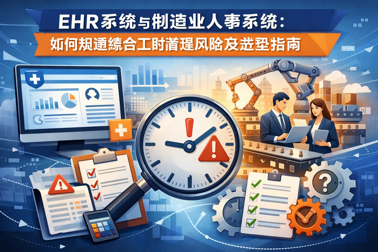 EHR系统与制造业人事系统：如何规避综合工时管理风险及选型指南