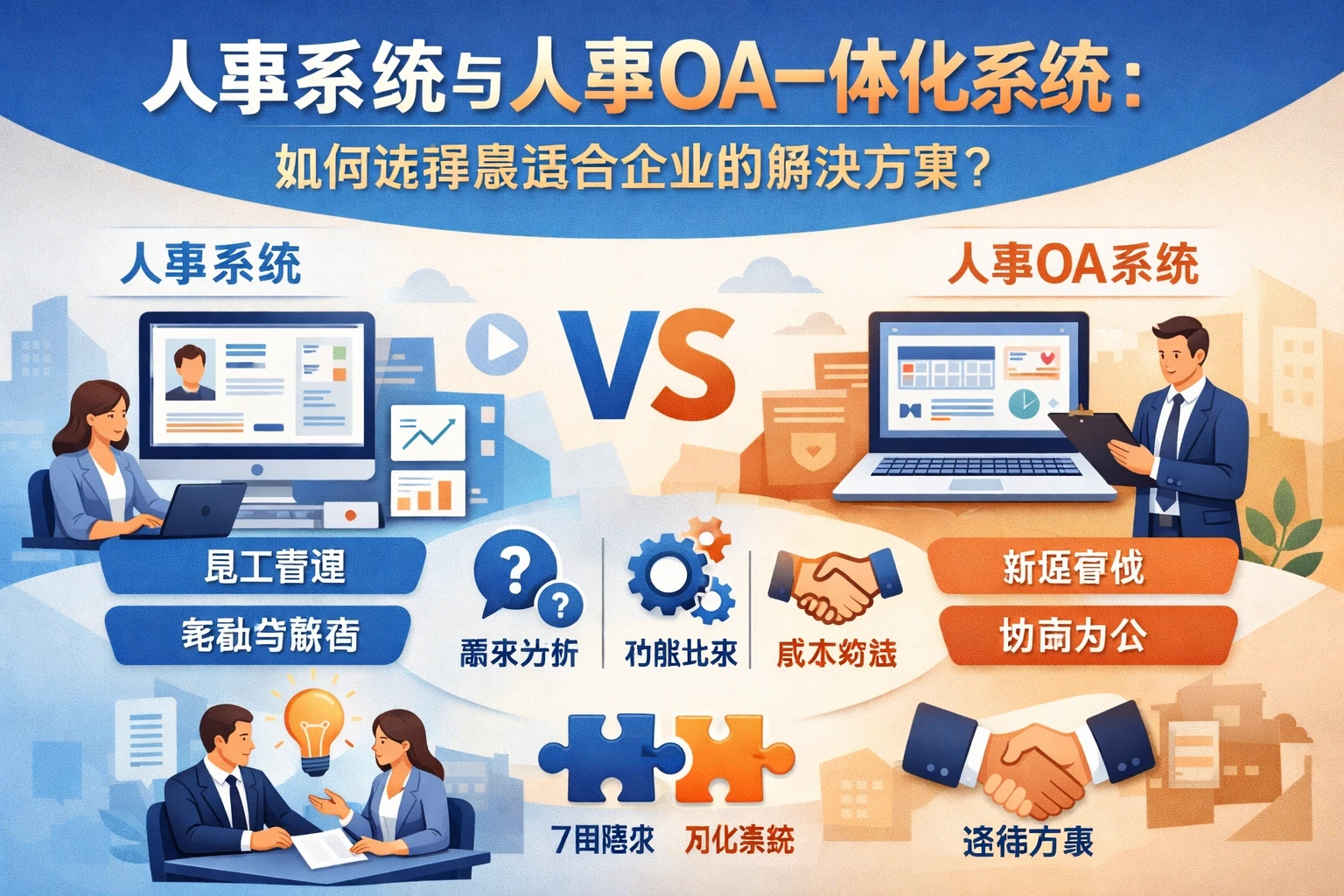 人事系统与人事OA一体化系统：如何选择最适合企业的解决方案