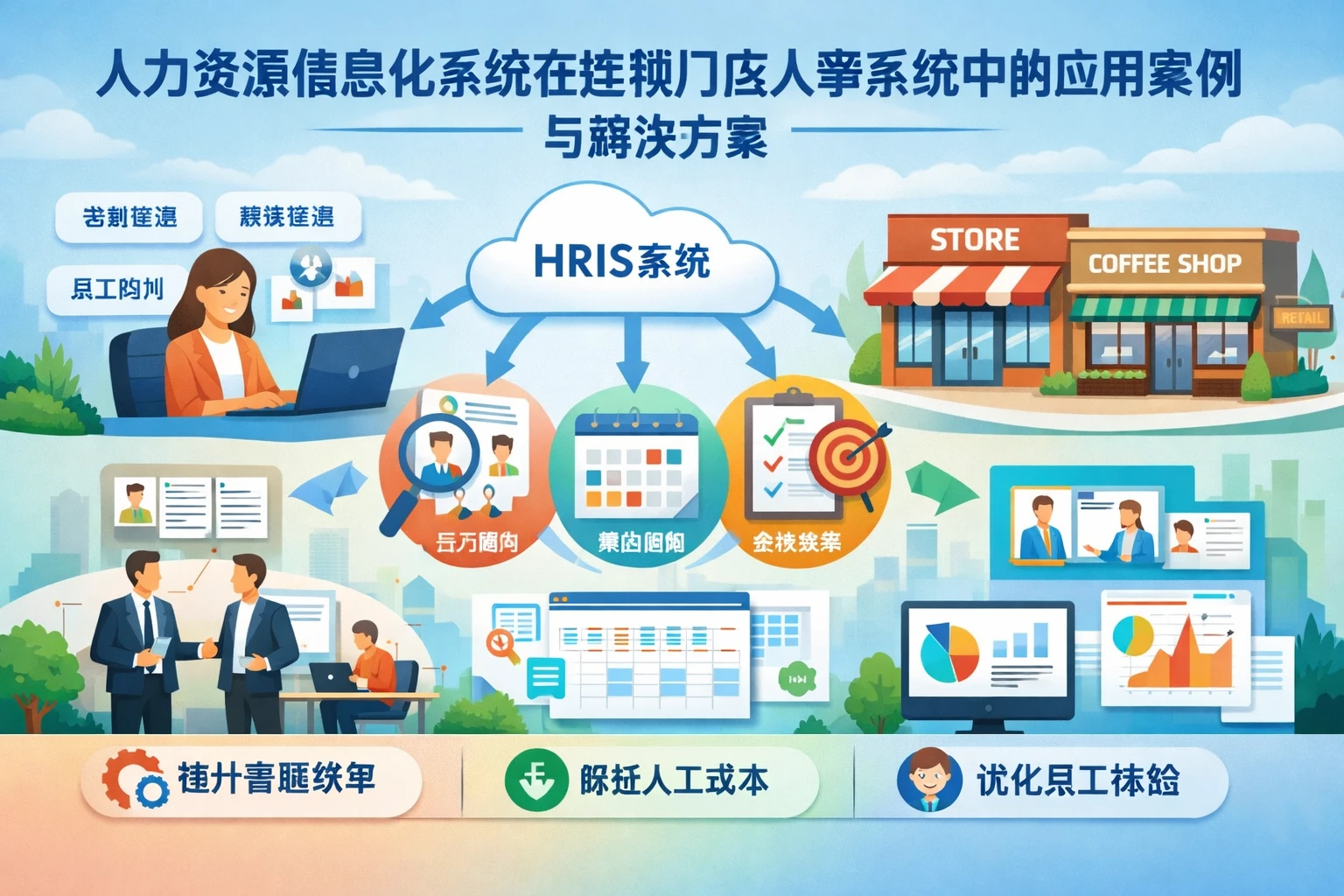 人力资源信息化系统在连锁门店人事系统中的应用案例与解决方案