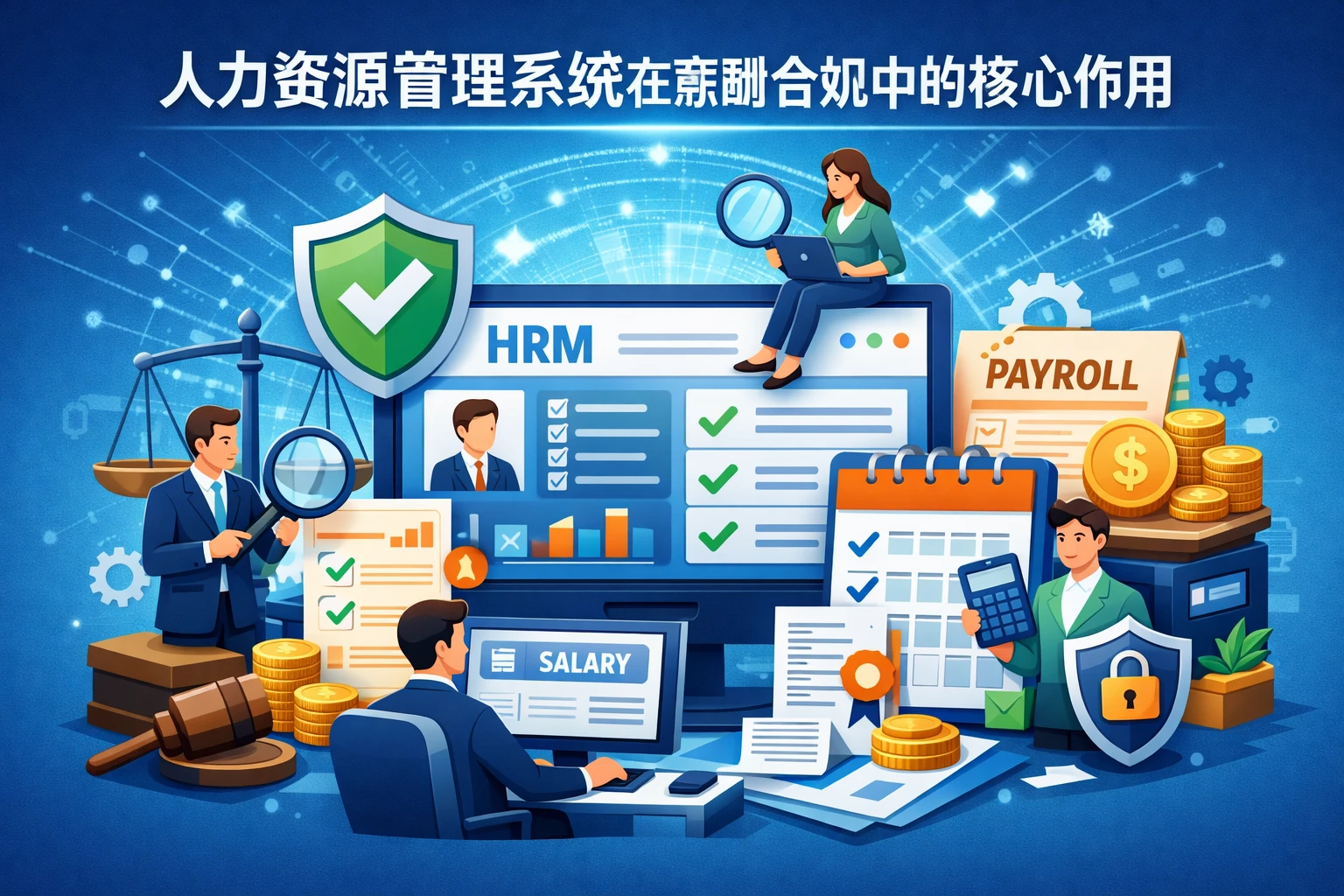 人力资源管理系统在薪酬合规中的核心作用