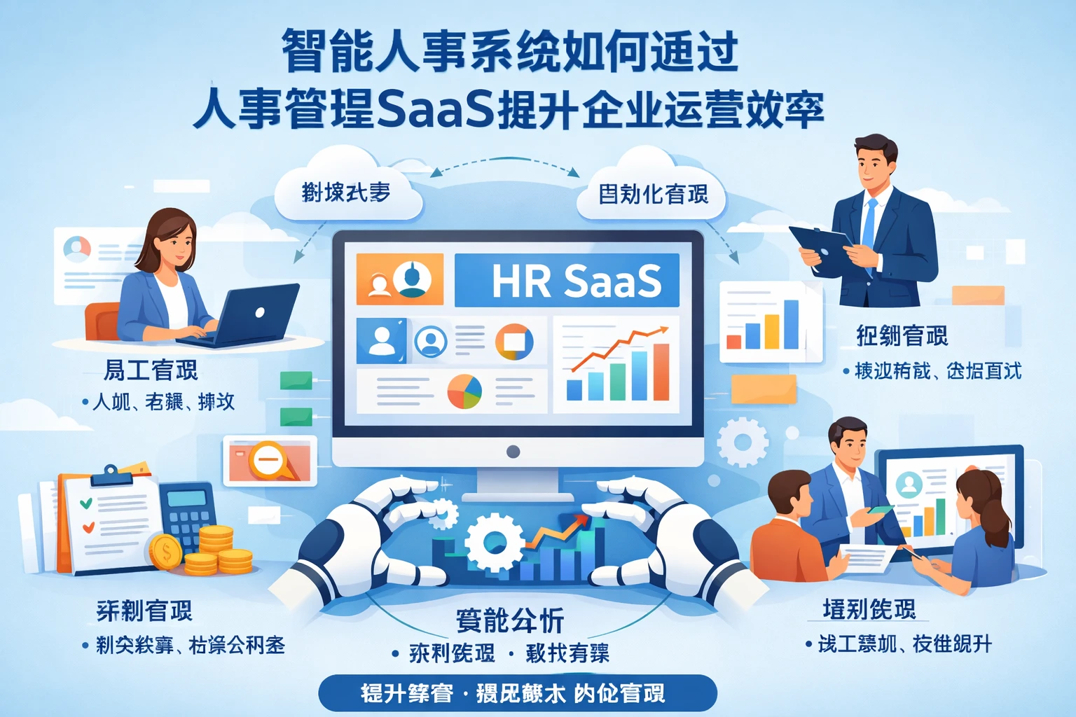 智能人事系统如何通过人事管理SaaS提升企业运营效率
