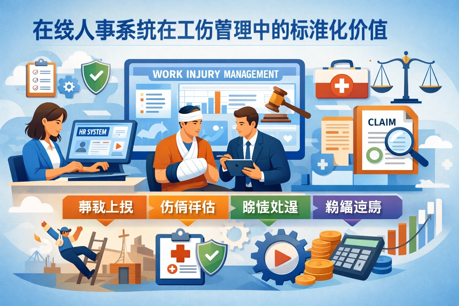 在线人事系统在工伤管理中的标准化价值