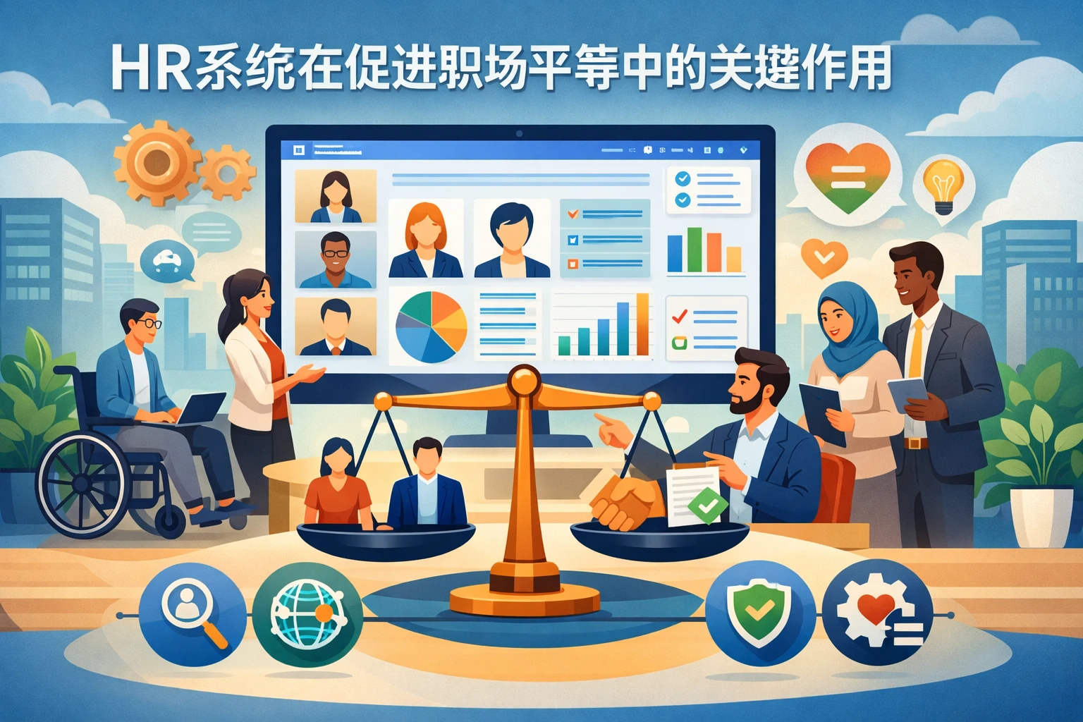 HR系统在促进职场平等中的关键作用