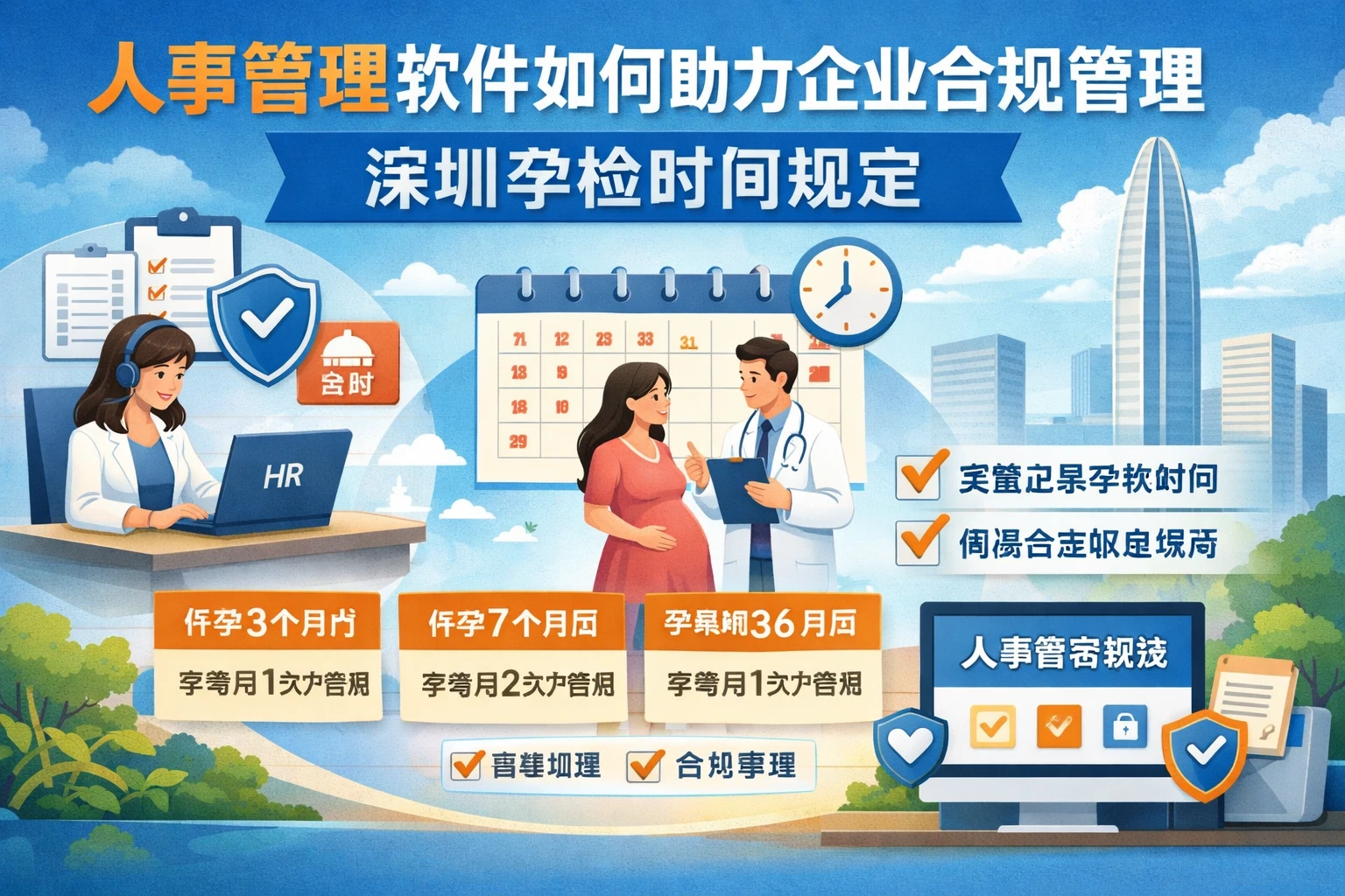 人事管理软件如何助力企业合规管理深圳孕检时间规定