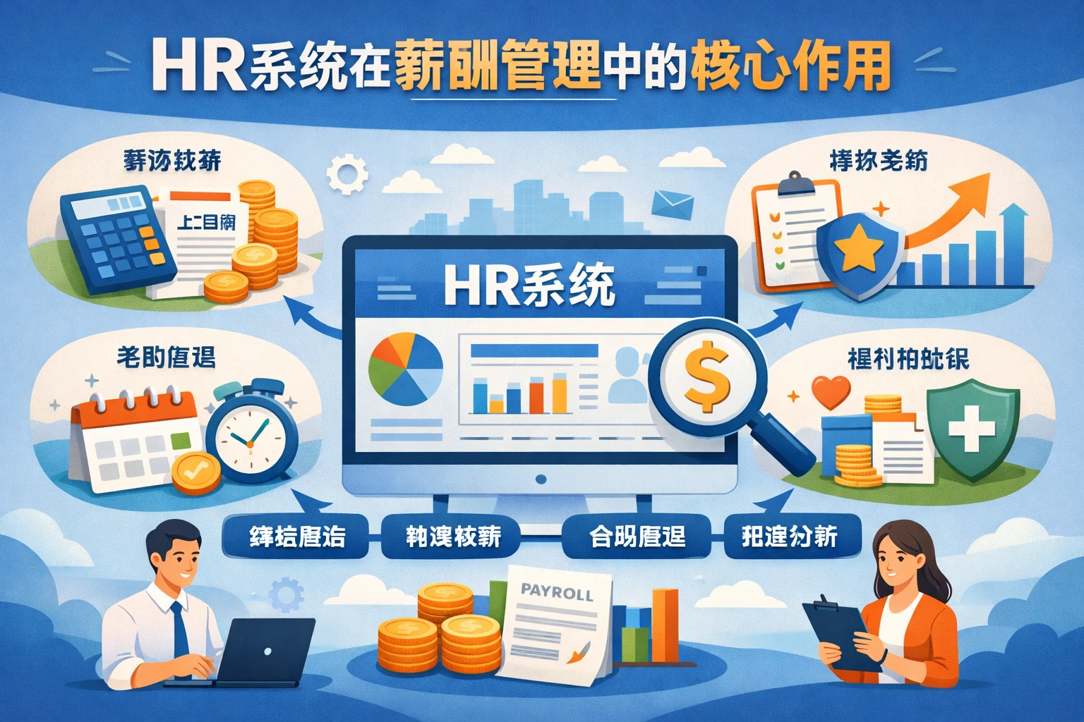 HR系统在薪酬管理中的核心作用