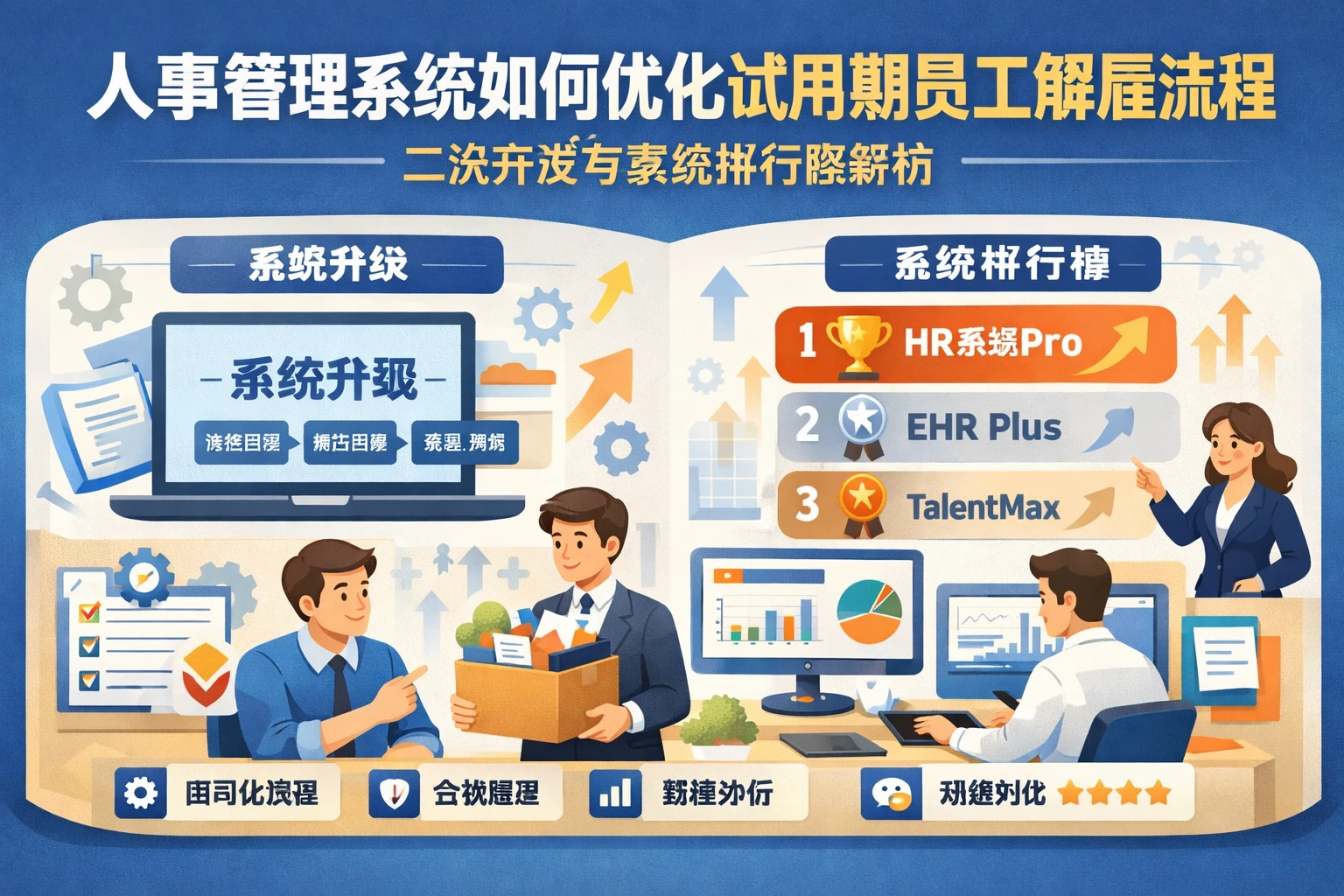 人事管理系统如何优化试用期员工解雇流程：二次开发与系统排行榜解析