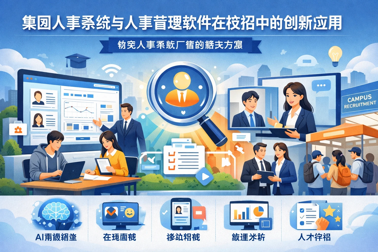 集团人事系统与人事管理软件在校招中的创新应用 - 领先人事系统厂商的解决方案