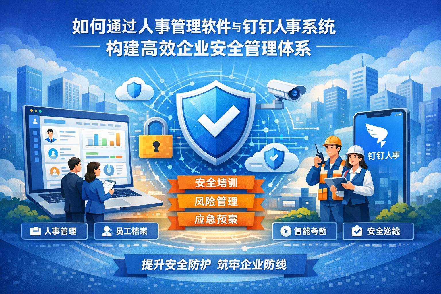 如何通过人事管理软件与钉钉人事系统构建高效企业安全管理体系
