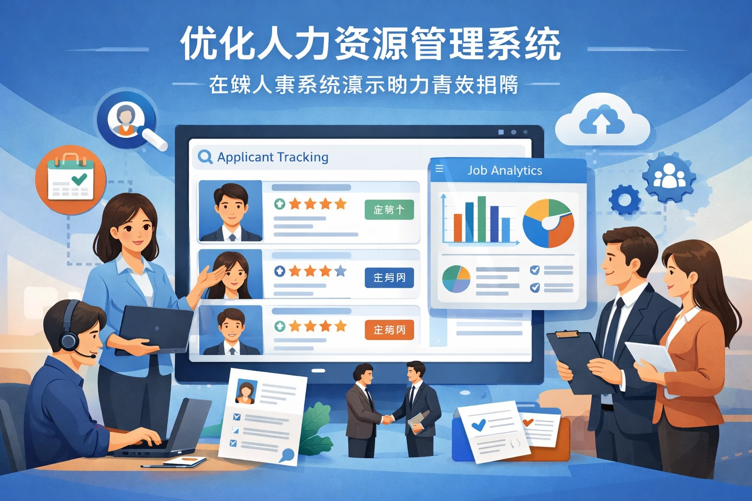 优化人力资源管理系统：在线人事系统演示助力高效招聘