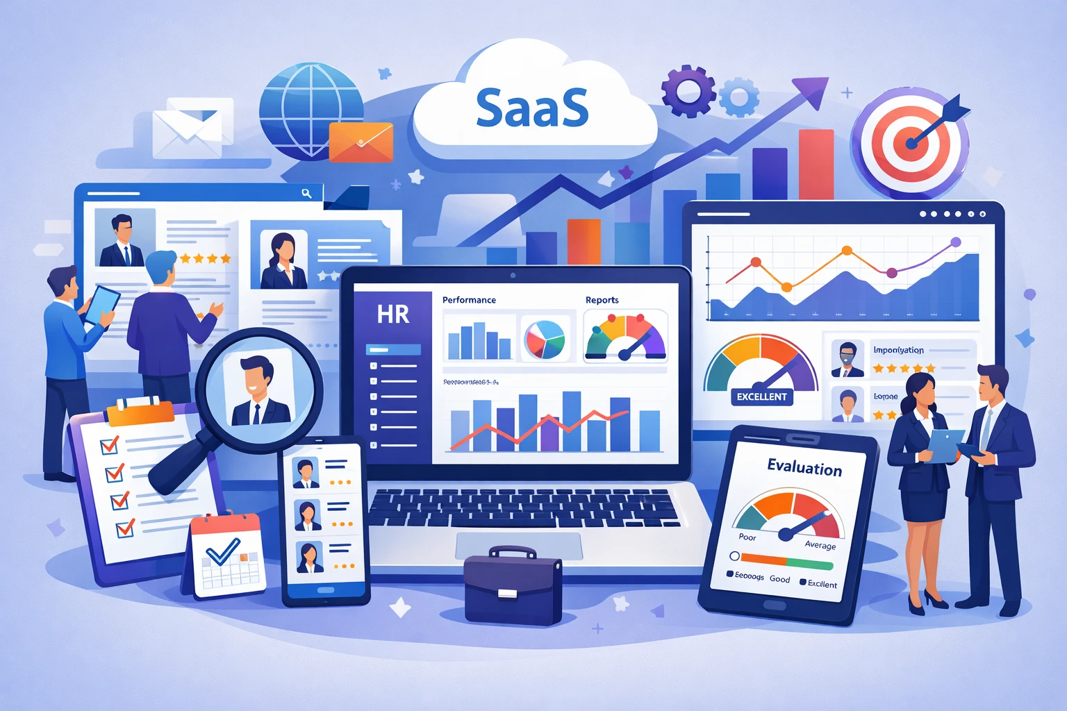 人事管理软件与SaaS系统:优化招聘渠道与绩效管理的全面解决方案