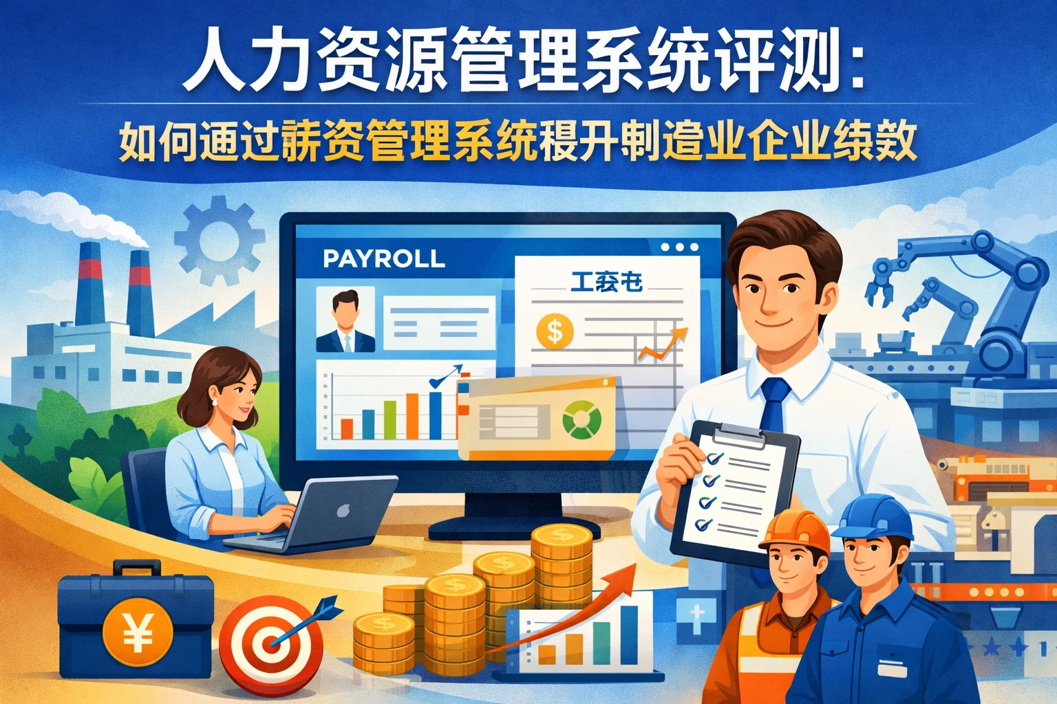 人力资源管理系统评测:如何通过薪资管理系统提升制造业企业绩效
