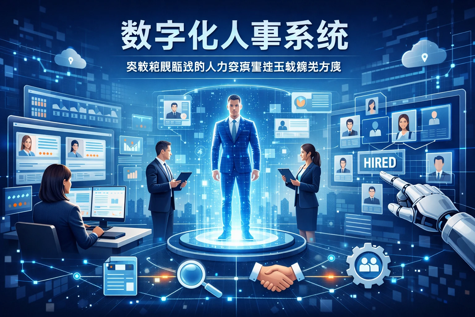 数字化人事系统：突破招聘瓶颈的人力资源管理系统解决方案