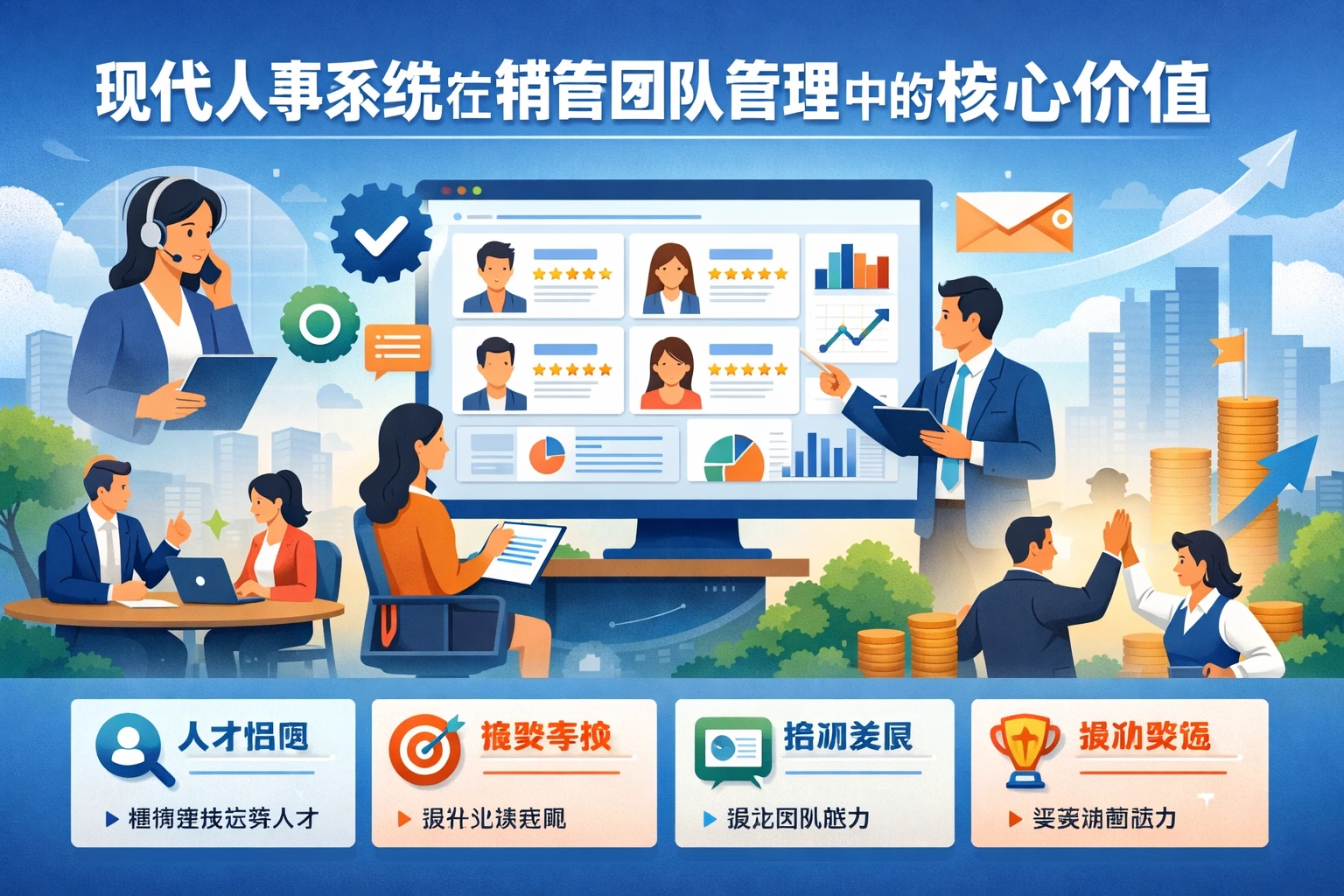 现代人事系统在销售团队管理中的核心价值