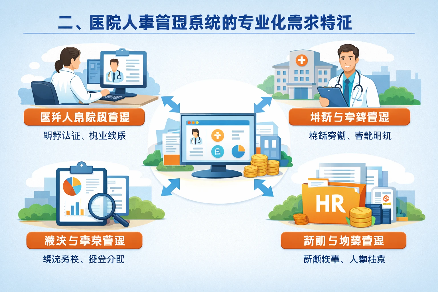 二、医院人事管理系统的专业化需求特征