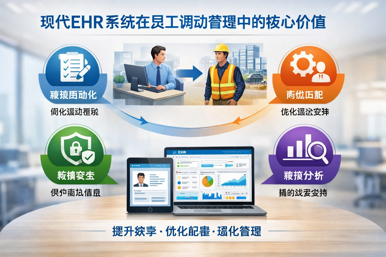 现代EHR系统在员工调动管理中的核心价值