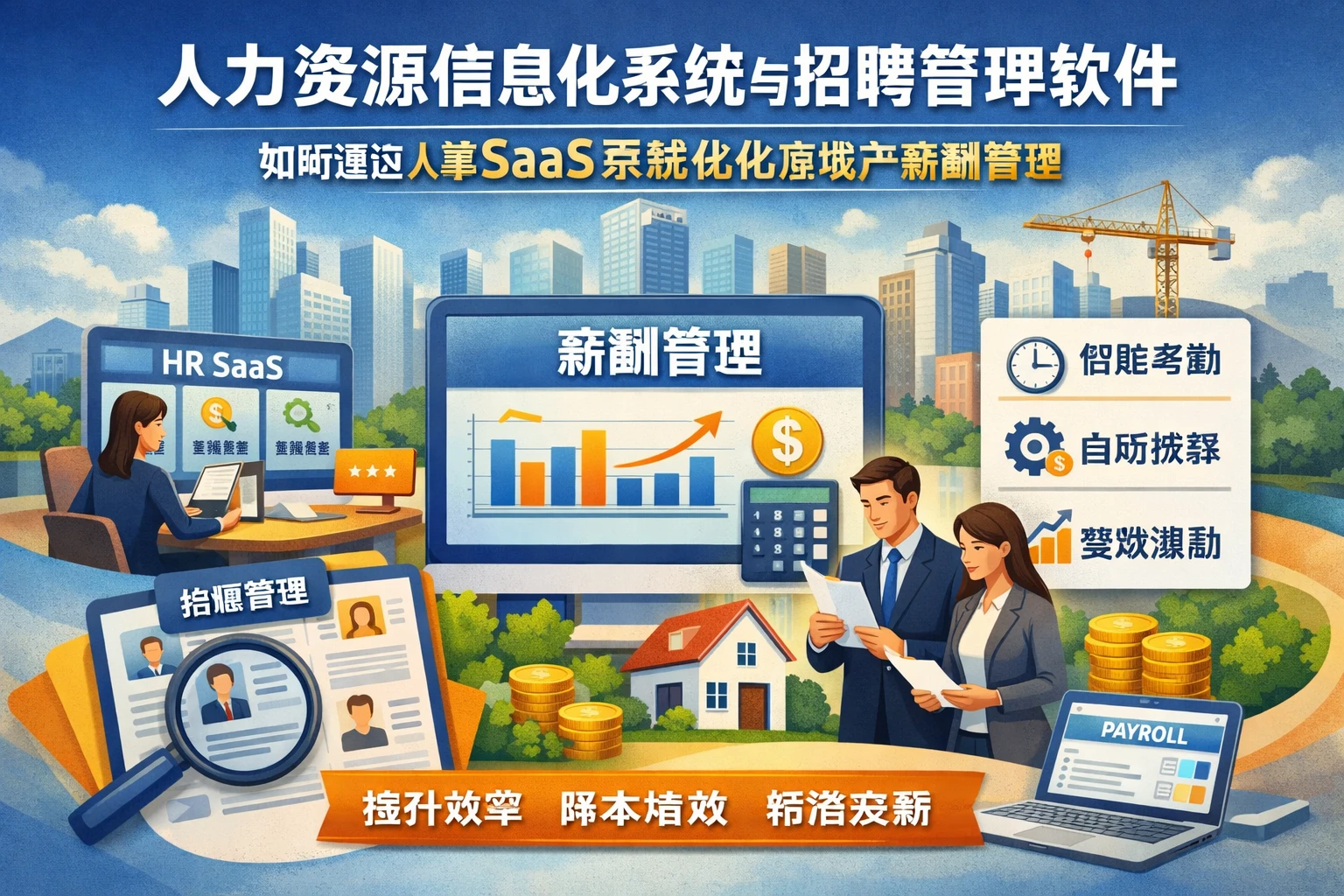 人力资源信息化系统与招聘管理软件如何通过人事SaaS系统优化房地产薪酬管理