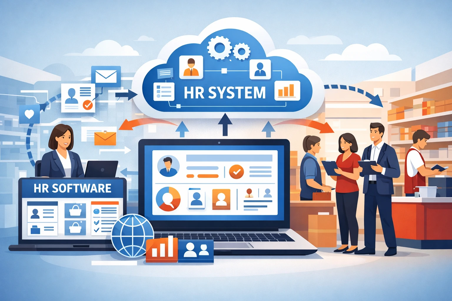 优化企业信息同步：人力资源软件与云端HR系统在零售业人事管理中的关键作用