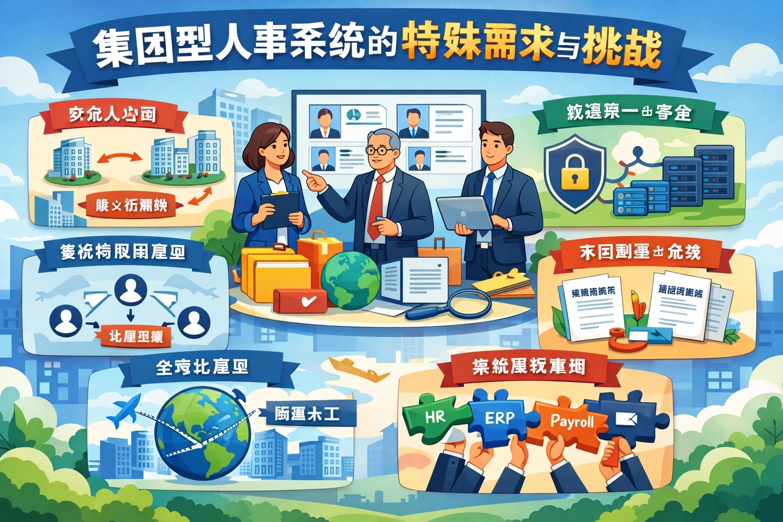 集团型人事系统的特殊需求与挑战