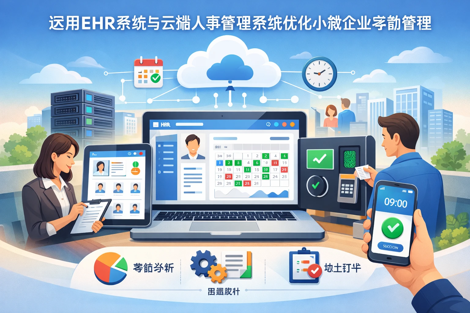运用EHR系统与云端人事管理系统优化小微企业考勤管理