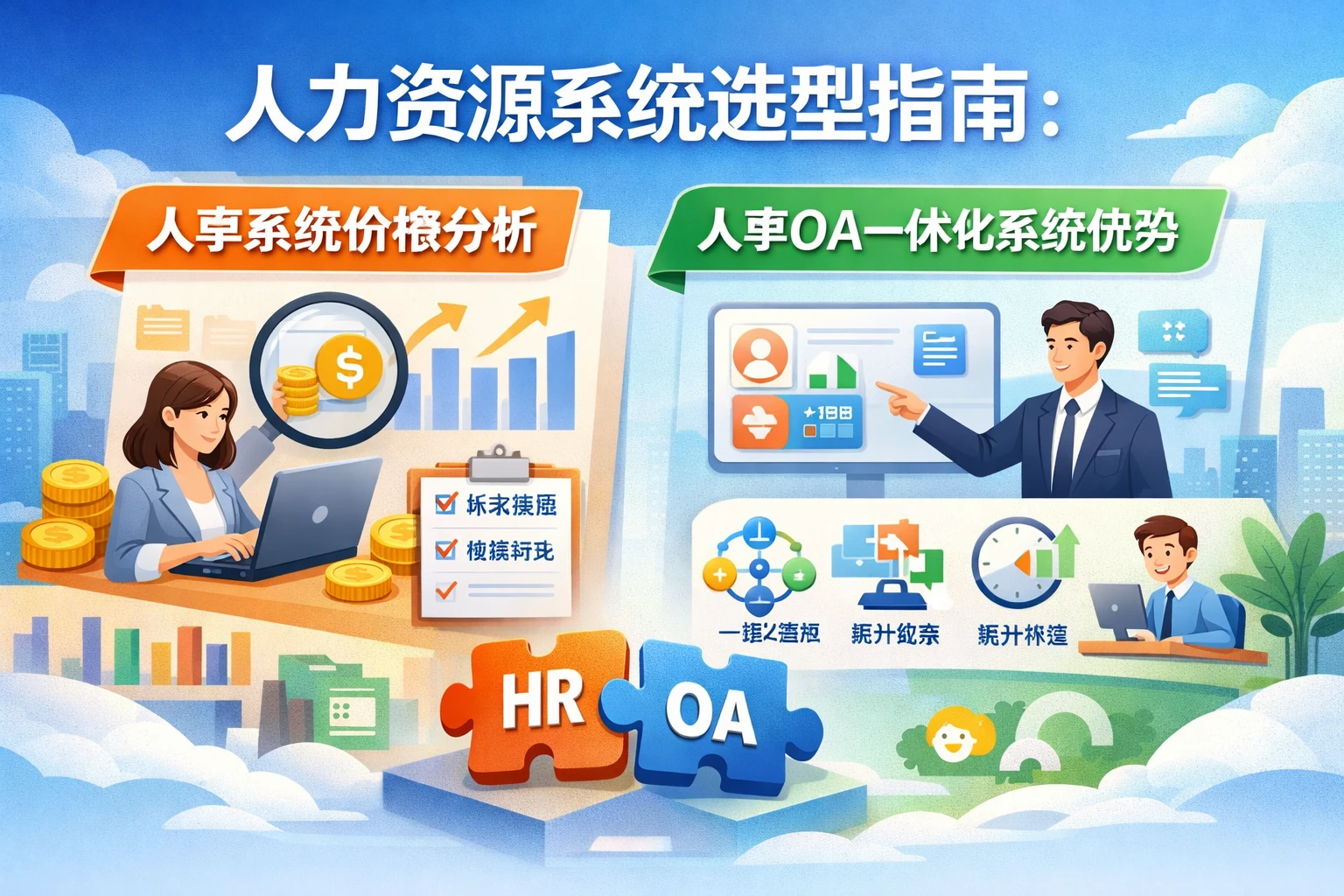 人力资源系统选型指南：人事系统价格分析与人事OA一体化系统优势