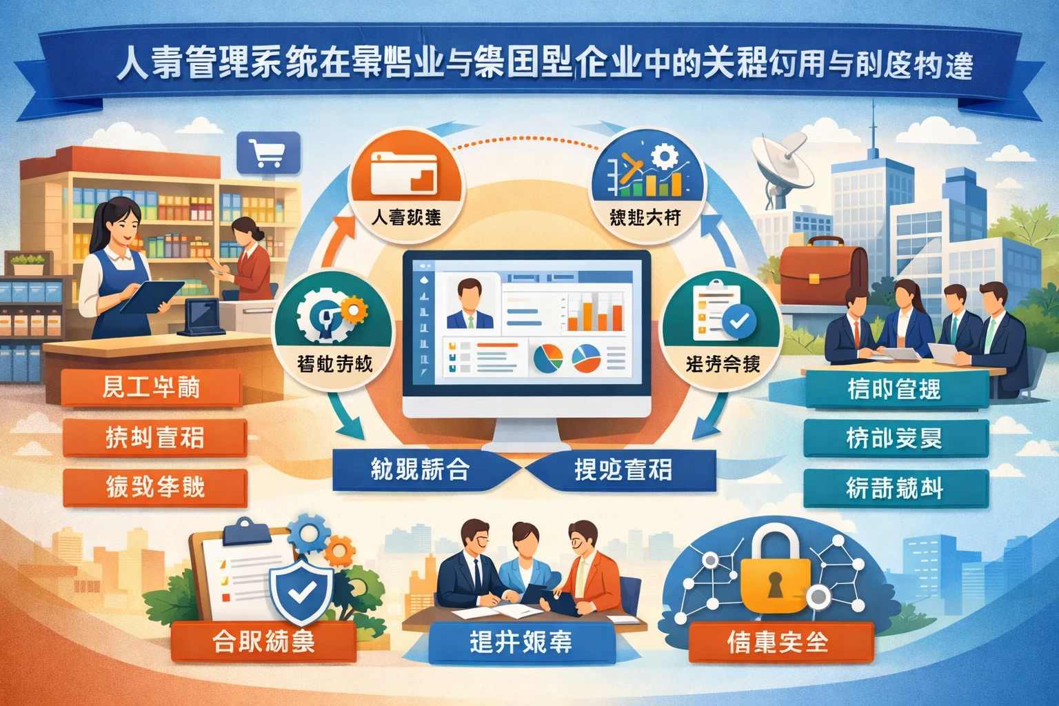 人事管理系统在零售业与集团型企业中的关键应用与制度构建