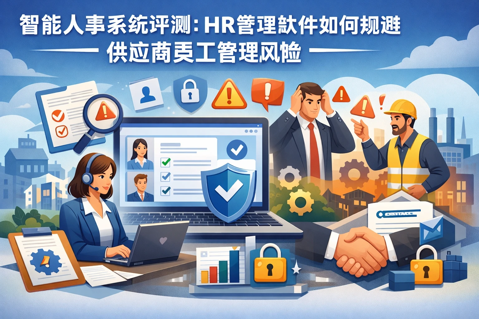 智能人事系统评测：HR管理软件如何规避供应商员工管理风险